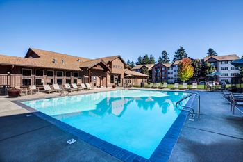 Pool View at Creston Point, Seattle, Washington